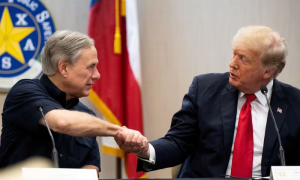 Texas Governor Abbott Endorses Trump for 2024 Presidential Elections