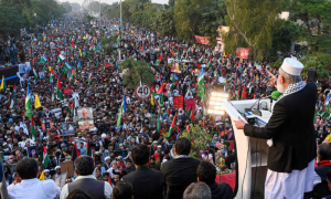 Thousands Attend Jamaat-e-Islami’s Gaza Solidary March in Lahore