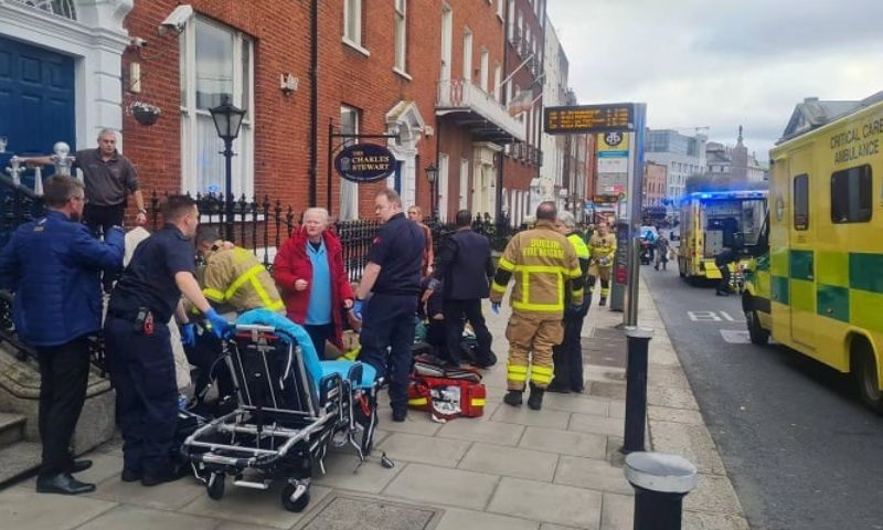 Ireland, Garda Siochana, Dublin, Police, Parnell Square, Irish