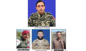 Soldiers, Martyred, Terrorists, Security Forces, Tirah, Khyber, Khyber Pakhtunkhwa, Pakistan, ISPR, Operation, Lieutenant Colonel,