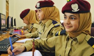 Pakistan Army, Girls, School, Tank, Government, education, South Waziristan, students, books,