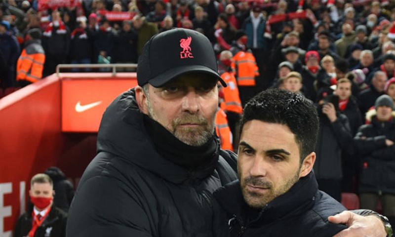 Klopp, Arsenal, Liverpool, Arteta,