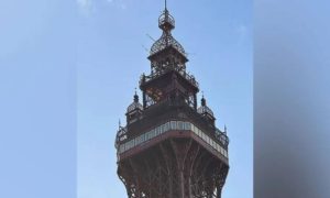 Blackpool Tower, London, Lancashire Police, Blaze, Fire and Rescue