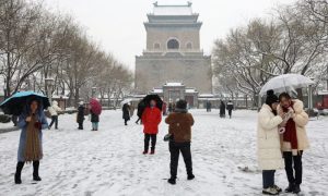 Beijing, Snow, Cold Wave, China, Schools,