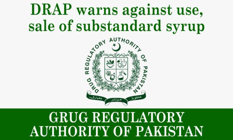 DRAP Recalls Substandard Syrup from Market
