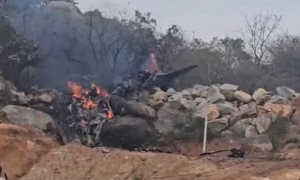 Indian Air Force Plane Crashes in Telangana