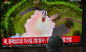 N. Korea Test Fires Long-range Missile with United States in Range