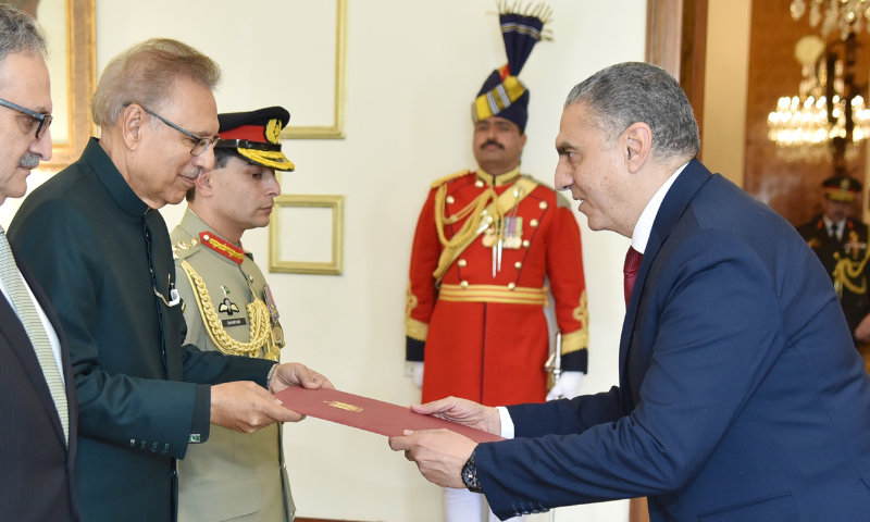 President Receives Egyptian Ambassador-designate