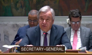 UN Chief Vows to Continue Efforts for Gaza Ceasefire Despite Security Council Setback