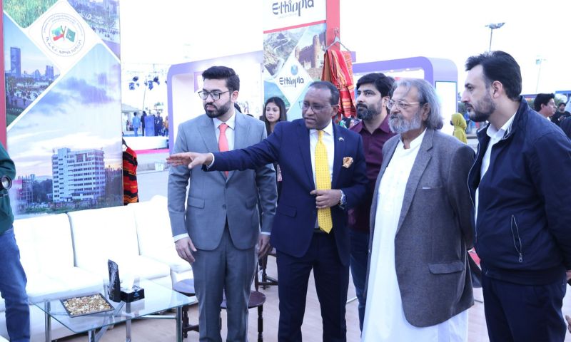 Pakistan, Education, Minister, Madad Ali Sindhi, Karachi Festival, Ethiopia, Professional Training, Ambassador, Relations, Embassy, Ethiopian Airlines, Karachi, Africa