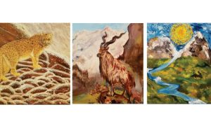 Paintings, climate, Rawalpindi Women University, mountains, life, water, cash prizes, Islamabad, award