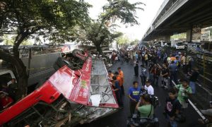 Philippines, Bus Crash, MANILA, Local officials, disaster department