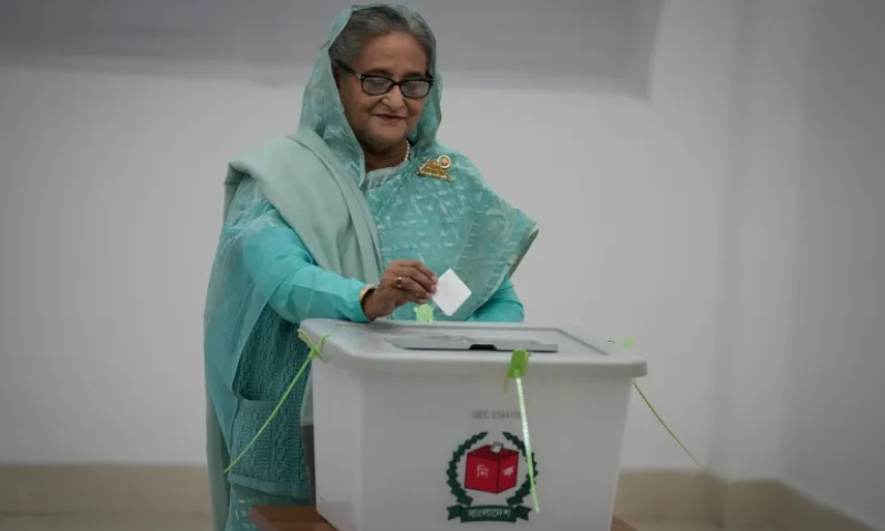 Bangladesh Opposition Alleges Turnout at a Hasina’s Constituency Booth Remained Even Over 100%