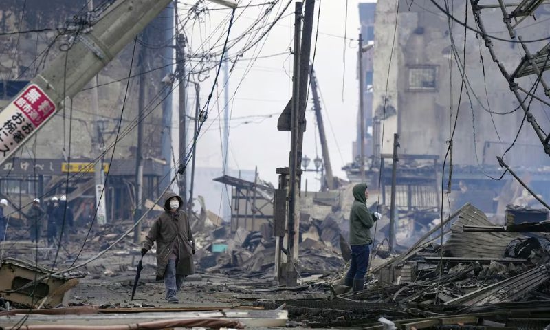 Quake, Japan, TOKYO, Japanese, emergency workers, New Year's Day quake,