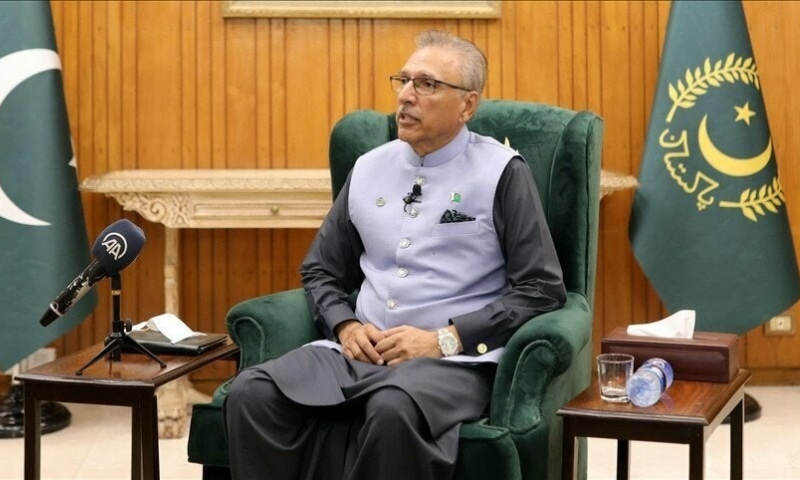 President Alvi Reaffirms Pakistan's Support for Kashmir's Right to Self-Determination