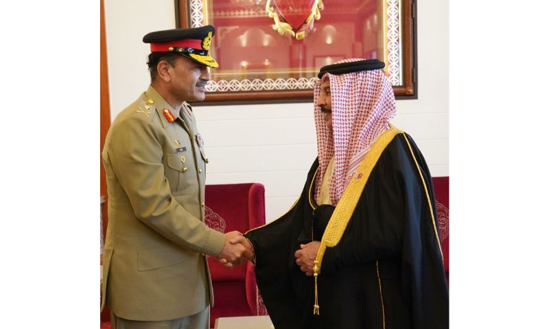 Pakistan Army Chief, General Syed Asim Munir, Kingdom of Bahrain, Hamad bin Isa Al Khalifa, Crown Prince Salman bin Hamad Al Khalifa, ISPR,