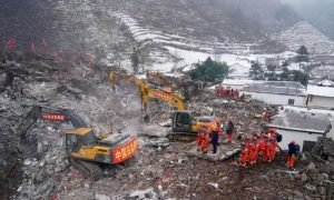 death toll, landslide, southwestern China, Rescue operations, Zhenxiong, Yunnan province,