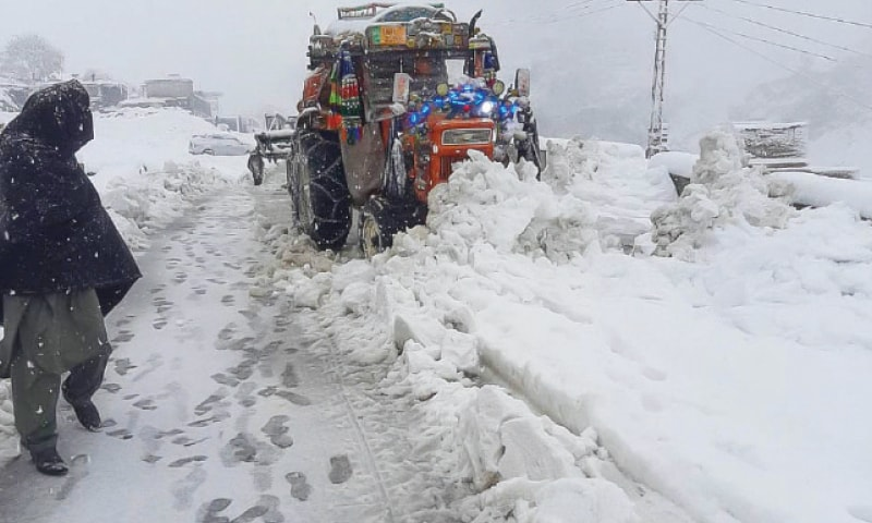 Khyber Pakhtunkhwa Upper Regions Receive Heavy Snowfall
