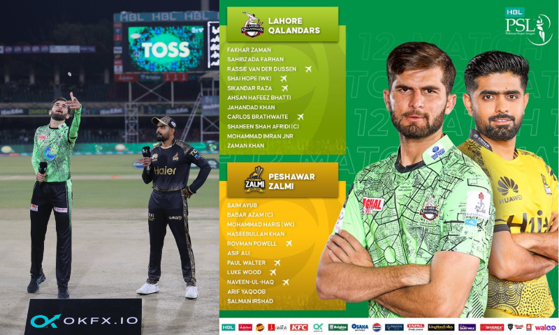 PSL 9: Lahore Qalandars Opt to Bowl First Against Peshawar Zalmi