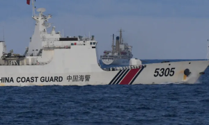 Taiwan says 5 China coast guard ships entered waters near frontline islands