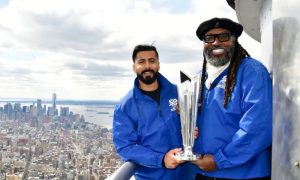 ICC, T20 World Cup, Trophy, Tour, New York, Brazil, Argentina, Canada, West Indies, World Cup, champion, Chris Gayle, visit