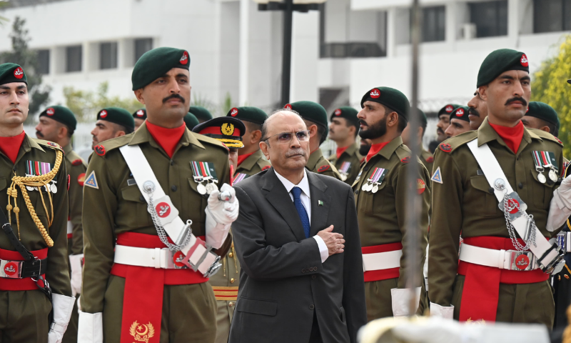 President Asif Ali Zardari Receives Guard of Honour at Aiwan e Sadr 2