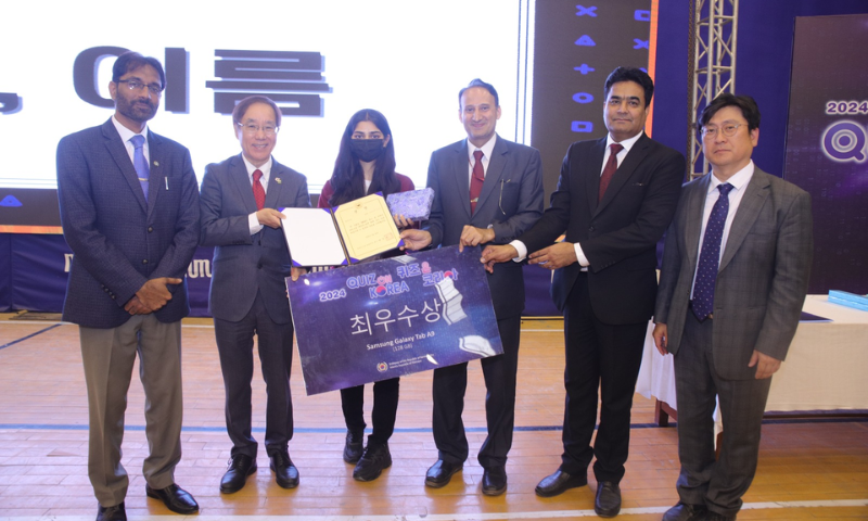 South Korean Ambassador Commends NUML Students Knowledge on Korea 3
