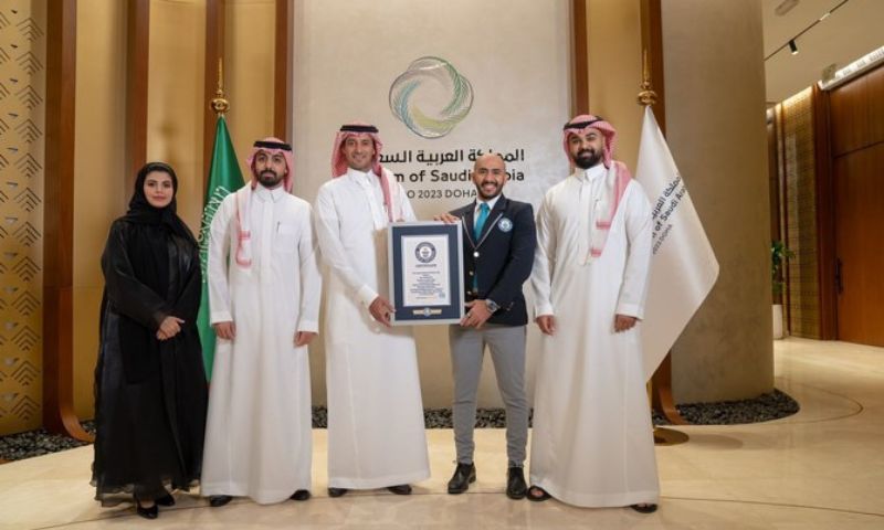 Saudi pavilion, Doha Horticultural Expo, Saudi Press Agency, Mount Tuwaiq