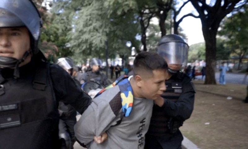 Anti-Austerity, March, Argentina, President, Milei, Police,