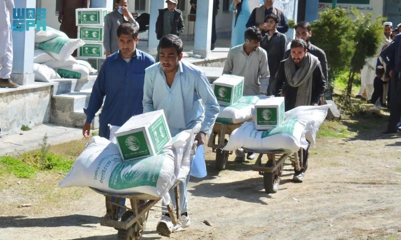 King Salman Humanitarian Aid, KSrelief, food baskets, Shangla district, Khyber Pakhtunkhwa, Flood,