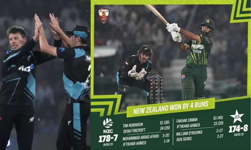 New Zealand Beat Pakistan in Fourth T20I to Take 2-0 Lead in Series