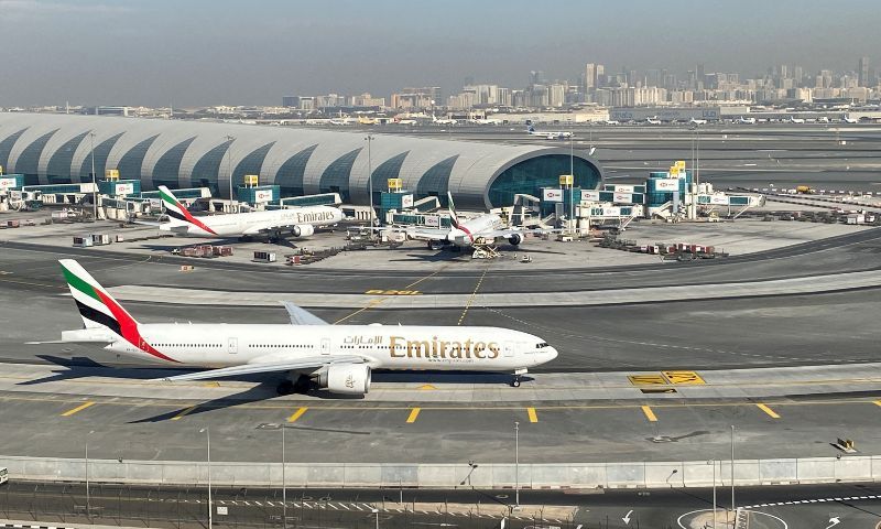 Dubai International Airport, Flight, Storm, Dubai World Central airports, Rain, UAE,