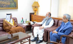 United Arab Emirates. UAE, ambassador, Pakistan, relations, ties, Jam Kamal Khan, trade, cooperation