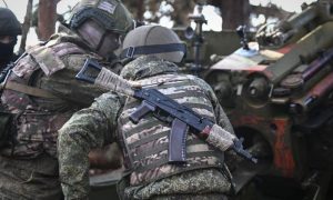 American Georgian Fight Side by side in Ukraines Donbas