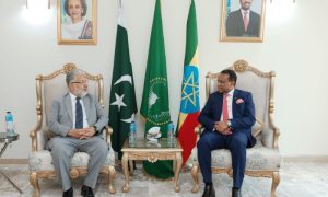 Ethiopia, Pakistan, science and technology, Ethiopia's Special Envoy, Jemal Beker Abdula, Dr. Mukhtar Ahmed, HEC, Ethiopian Embassy,