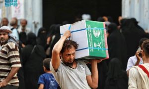 KSrelief Distributes over 600 Food Packages in Yemen