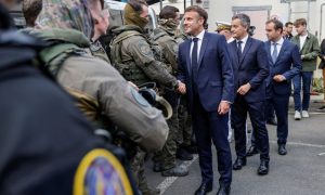 President, Emmanuel Macron, visit, France, French, Police