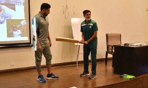 Pakistan national team players, Level 2 Cricket Coach course, Hanif Mohammad High Performance Centre, Karachi, Mohammad Hafeez, Kamran Akmal, PCB,