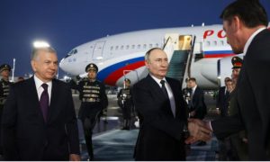Putin Arrives in Uzbekistan on 3rd Foreign Visit of His New Term