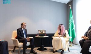 Saudi FM Meets with Norwegian Counterpart in Brussels