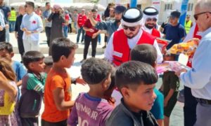 Syria New Qatar financed Village Opens for Displaced People