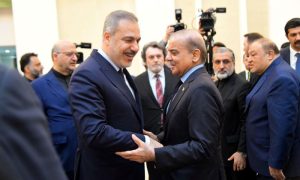 Pakistan's PM, Turkiye's Vice President Discuss Bilateral Cooperation