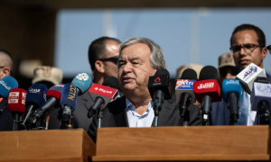 UN Chief Urges Israel to Halt Escalation, Reopen Gaza Border Crossings (2)