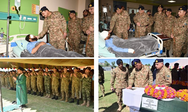 funeral prayers, Namaz-e-Janaza, Peshawar Garrison, military media wing, ISPR, Bagh, Khyber district, Khyber Pakhtunkhwa, Syed Asim Munir, 