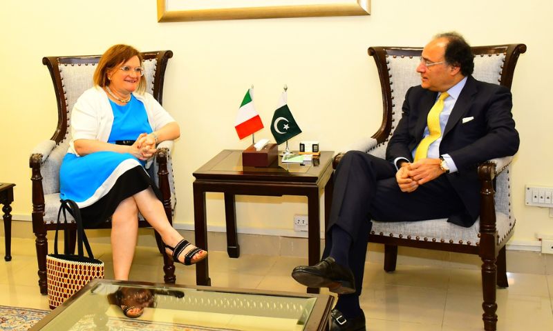 Italian, Envoy, Minister, Finance, Bilateral, Pakistan, Cooperation, Ties, Pakistan, PIA, IMF, SBA