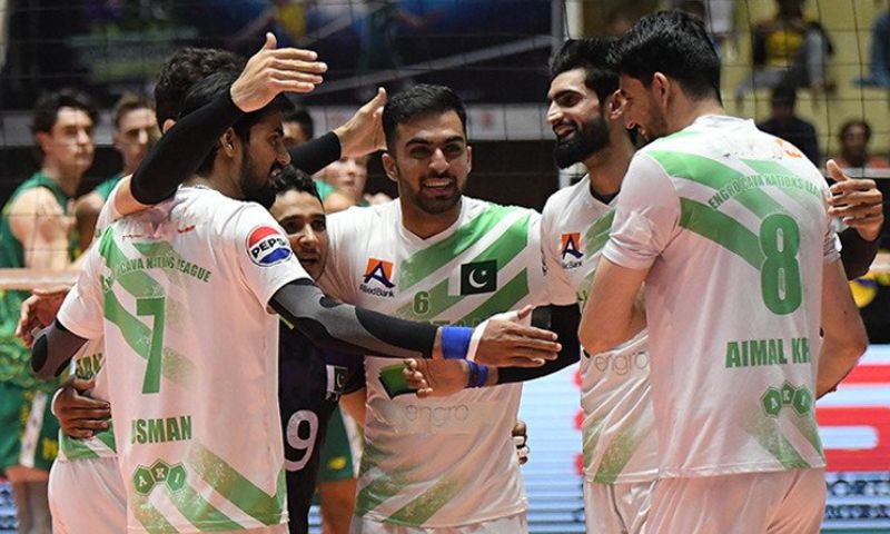 Pakistan's volleyball team, Australia, Liaquat Gymnasium, Pakistan Sports Complex, Islamabad