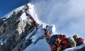 Mount Everest, Climbers, Viral Video, Overcrowding