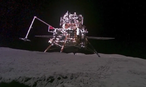China Lunar Probe Takes Off from the Moon Carrying Samples