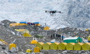 China Tests 1st ever Drone Delivery on Mount Everest 1