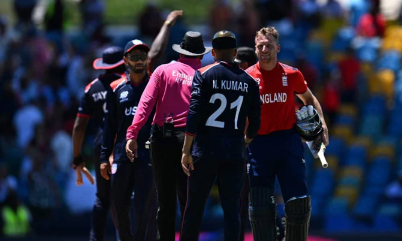 England Qualify for Semi Final with 10 Wicket Victory Over USA in Super 8